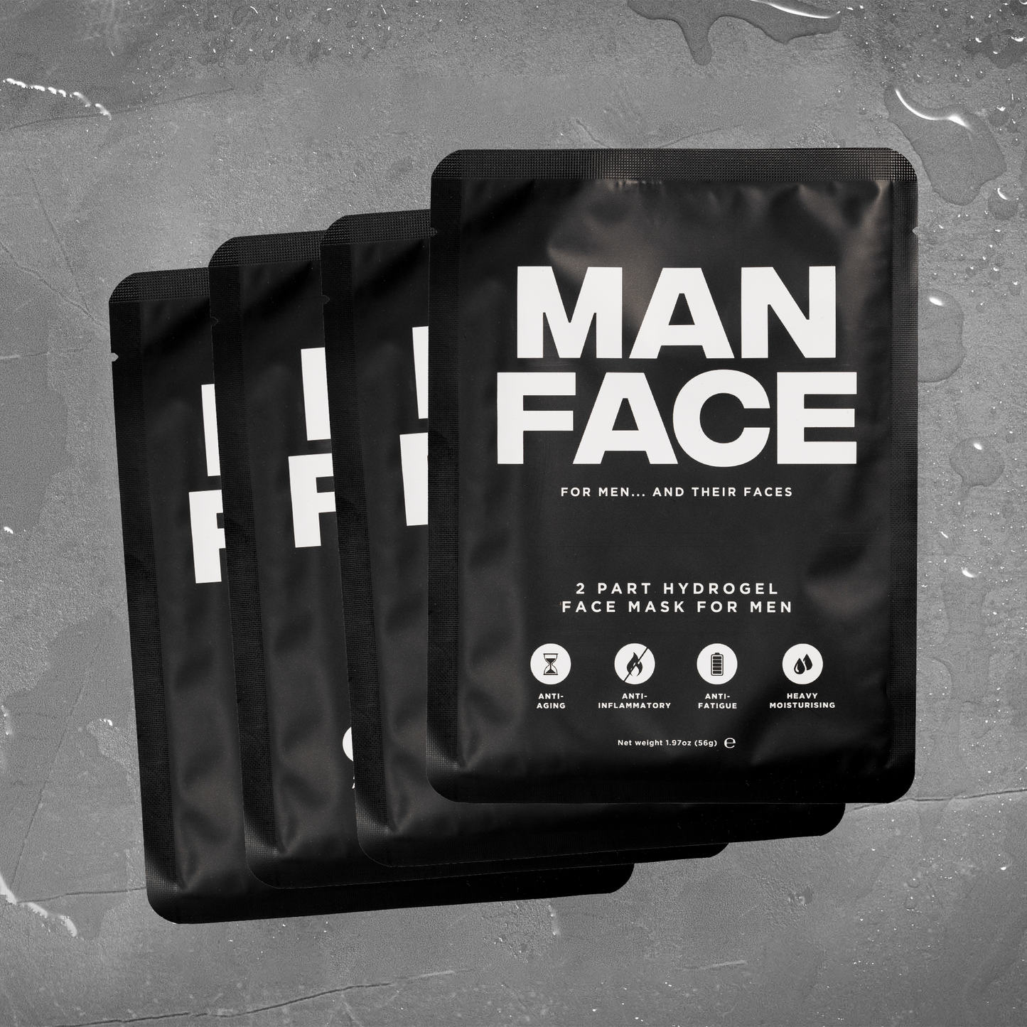 The Man Face Mask: 4-Pack