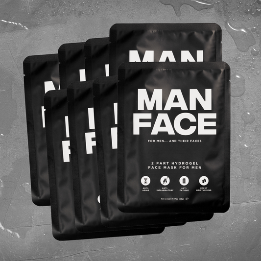 The Man Face Mask: 8 Pack